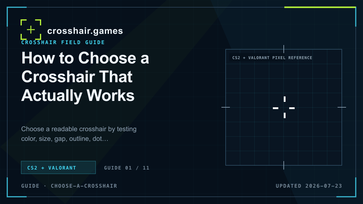 如何选择真正适合自己的准星 — Crosshair Games 图文教程