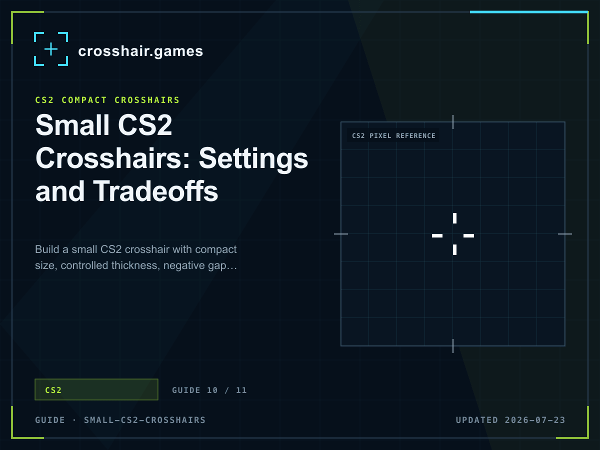 小型 CS2 准星：参数与取舍 教程预览